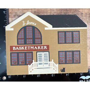 The Cats Meow Z Jones Basketmaker Liberty Street Series 1988 Wooden House Collec